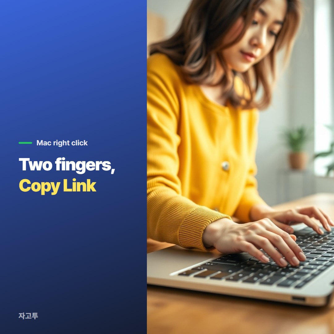 A woman copying a website link on a MacBook at a kitchen table