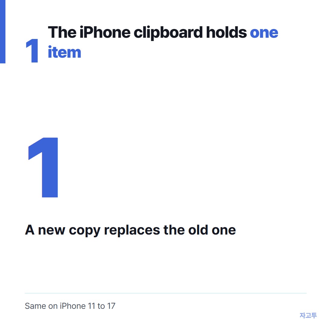 One item at a time